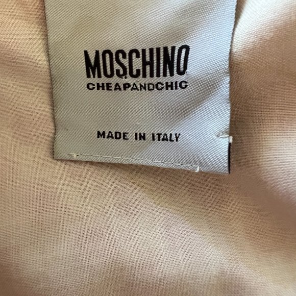 Moschino - Cheap and Chic Pink Polka Dot Blazer - Size 6 - Picture 15 of 16